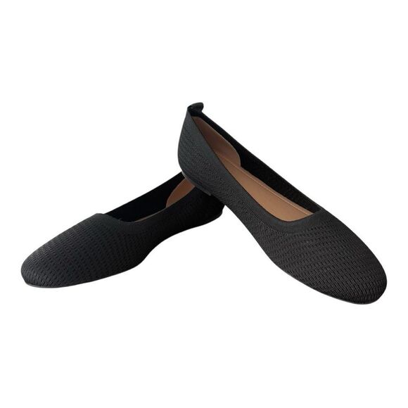 Journee Collection Maryann Black Flats Women’s Size 12 - Picture 1 of 9